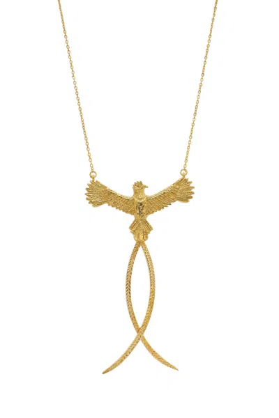 Sophie Simone Designs Women's Gold Necklace Small Quetzal
