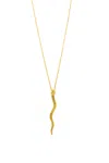 Sophie Simone Designs Women's Gold Necklace Small Serpentine In Gold