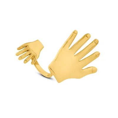 Sophie Simone Designs Women's Gold Ring Dos Manos