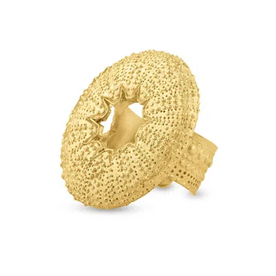 Sophie Simone Designs Women's Gold Ring Sea Urchin Large