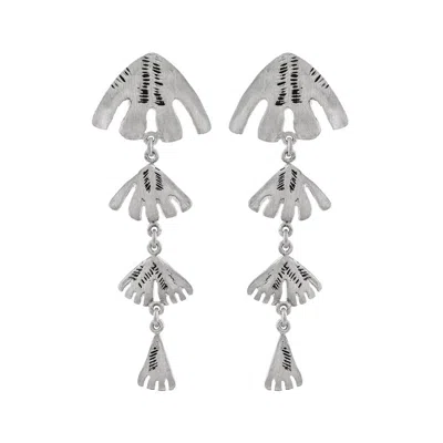 Sophie Simone Designs Women's Lipsi Earrings - Silver