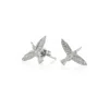 Sophie Simone Designs Women's Mini Earrings Hummingbirds In Silver In Silver