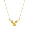 Sophie Simone Designs Women's Necklace Cactus - Silver In Silver