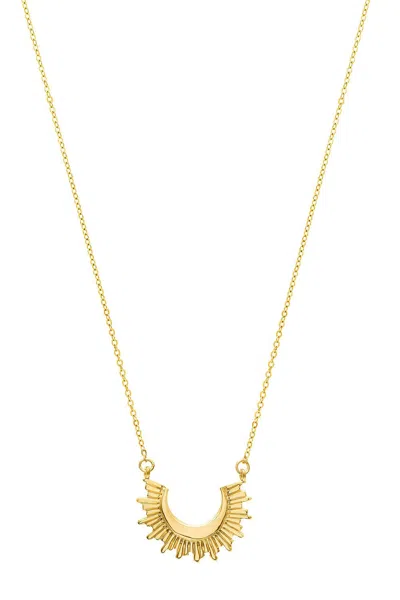 Sophie Simone Designs Women's Necklace Rising Moon Small - Silver
