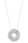 Sophie Simone Designs Women's Necklace Sea Urchin Large - Silver In Silver