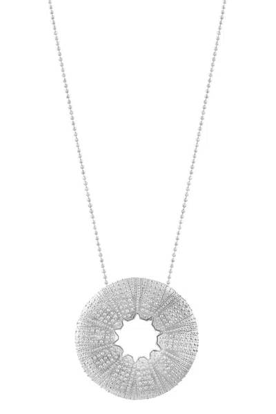 Sophie Simone Designs Women's Necklace Sea Urchin Large - Silver
