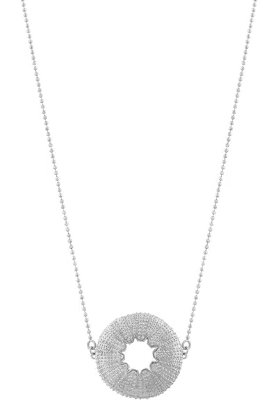 Sophie Simone Designs Women's Necklace Sea Urchin Small - Silver