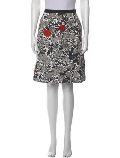 Pre-owned Sophie Theallet Floral Print Knee-length Skirt In Multi