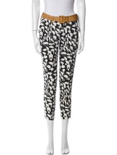 Pre-owned Sophie Theallet Printed Skinny Leg Pants In Multi