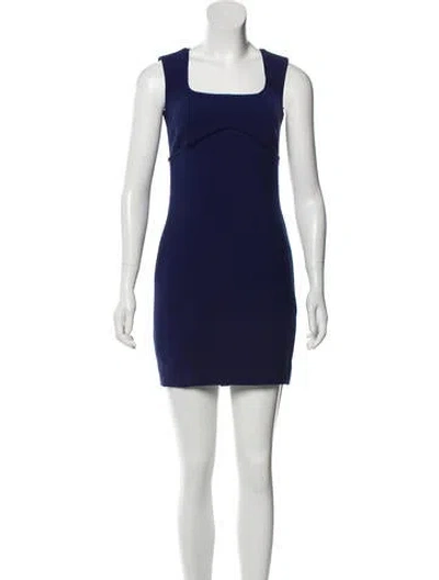 Pre-owned Sophie Theallet Sleeveless Mini Dress In Blue