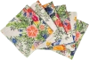 Sophie Williamson Design 6 Organic Linen Napkins In Multi