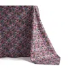 Sophie Williamson Design Blue / Green / Pink Large Square Tablecloth In Romantic Pink Cherry Blossom Flower Print On Blue In Multi