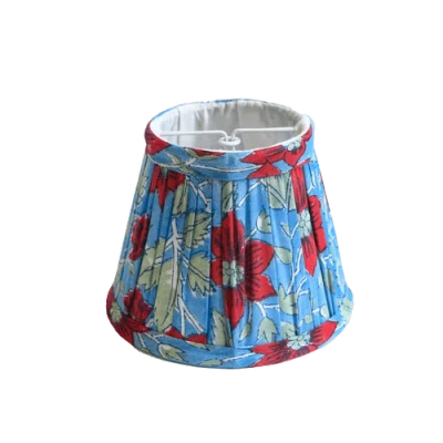 Sophie Williamson Design Chandelier Lampshade Geraldine In Blue