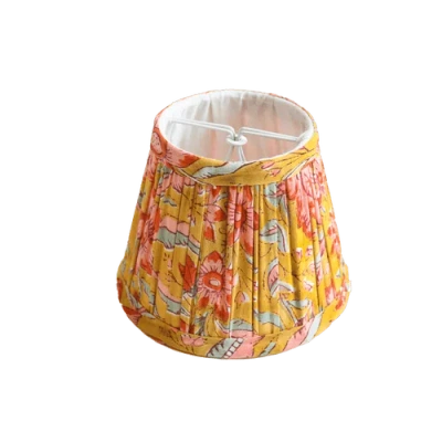 Sophie Williamson Design Chandelier Lampshade Lucinda In Yellow