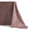 Sophie Williamson Design Green / Pink Extra Large Tablecloth In Dusty Pink With Shell And Seaweed Print In Pink