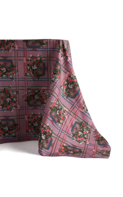 Sophie Williamson Design La Vie En Rose Small Cotton Tablecloth