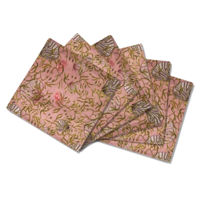 SOPHIE WILLIAMSON DESIGN SOPHIE WILLIAMSON DESIGN NAPKINS MUSSELS FROM BRUSSELS OFFCUT VERSION