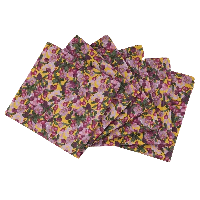Sophie Williamson Design Napkins Romance In Brown