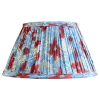 Sophie Williamson Design Pleated Lampshade Geraldine In Blue