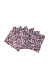 Sophie Williamson Design Romance Is Dead Set-of-six Cotton Napkins
