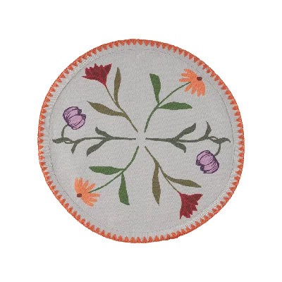 SOPHIE WILLIAMSON DESIGN SOPHIE WILLIAMSON DESIGN ROUND PLACEMATS PICNIC ON THE MEADOW
