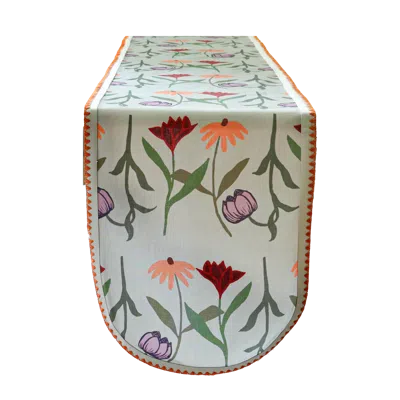 SOPHIE WILLIAMSON DESIGN SOPHIE WILLIAMSON DESIGN TABLE RUNNER PICNIC ON THE MEADOW