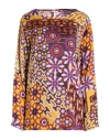 Sophie Woman Top Purple Size 14 Viscose In Multi