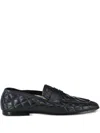 Sophique Essenziale Quilted Loafers In Blue