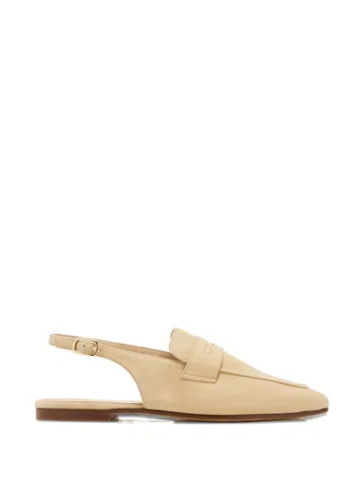 Sophique Essenziale Slingback Loafers In Brown