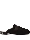 Sophique Riviera Penny-strap Flat Mules In Brown