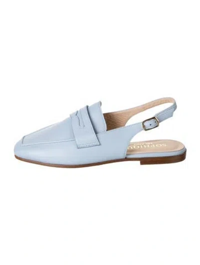 Pre-owned Sophique Suede Loafers In Blue