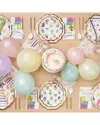 Sophistiplate Birthday Candles 96pc Table Setting - Service For 16