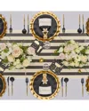 Sophistiplate Disco Coupe 136 Pc Table Setting - Service For 16 In Gold
