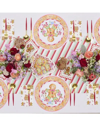 SOPHISTIPLATE SOPHISTIPLATE GINGERBREAD 88 PC TABLE SETTING - SERVICE FOR 16