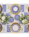 Sophistiplate Greek Key 88 Pc Table Setting - Service For 16 In Multi