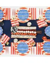 Sophistiplate Patriotic Confetti 88pc Table Setting - Service For 16