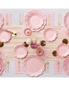 SOPHISTIPLATE SOPHISTIPLATE SIMPLY ECO BLUSH 88PC TABLE SETTING - SERVICE FOR 8