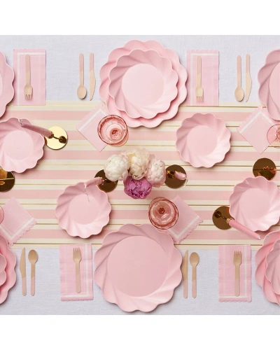 Sophistiplate Simply Eco Blush 88pc Table Setting - Service For 8 In Pink
