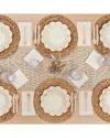 SOPHISTIPLATE SOPHISTIPLATE SIMPLY ECO CREAM 88PC TABLE SETTING - SERVICE FOR 8