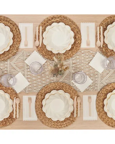 Sophistiplate Simply Eco Cream 88pc Table Setting - Service For 8 In Neutral