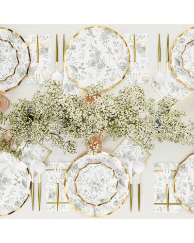 Sophistiplate Timeless 128pc Table Setting - Service For 17 In White