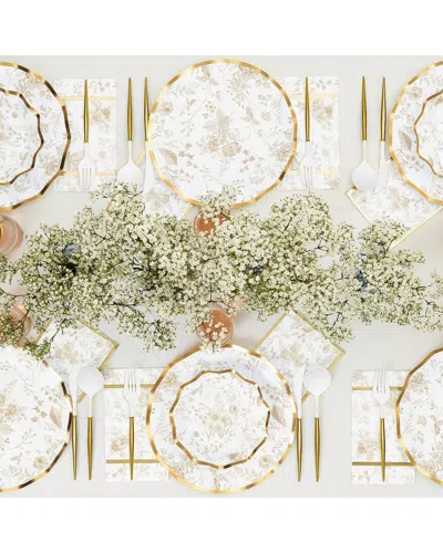 Sophistiplate Timeless 128pc Table Setting - Service For 18 In White