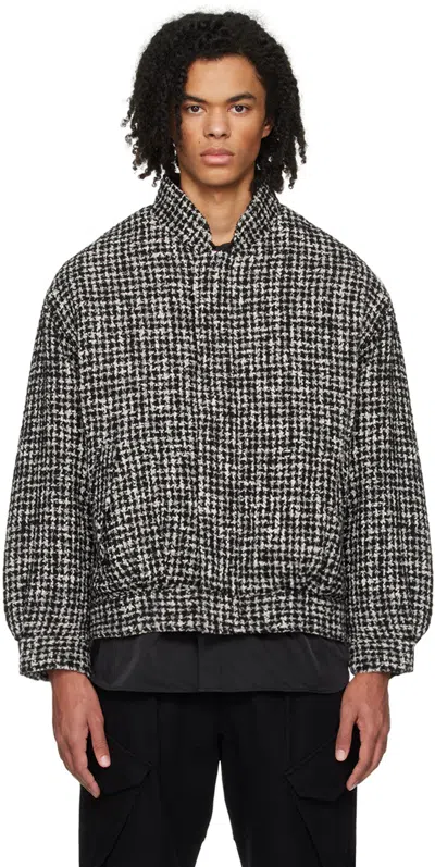 Sophnet Black & White Moulin Zip Jacket