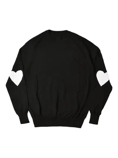 Sophnet Heart 毛衣 In 黑色