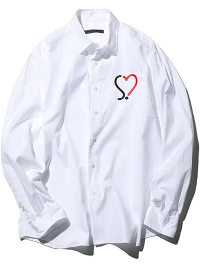 Sophnet Heart Shirt In 白色