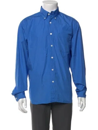 Pre-owned Sophnet Long Sleeve Shirt In Blue