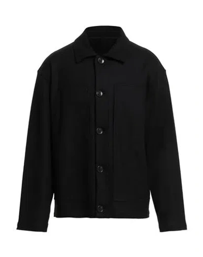 Sophnet Man Shirt Black Size Xl Wool