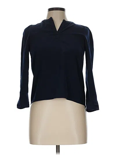 Pre-owned Soprano 3/4 Sleeve Blouse In Blue