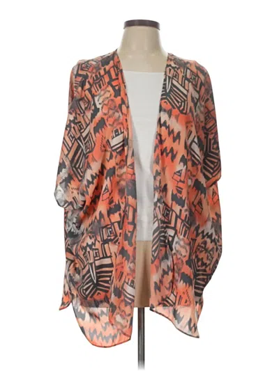Pre-owned Soprano Cardigan Sweater In Orange