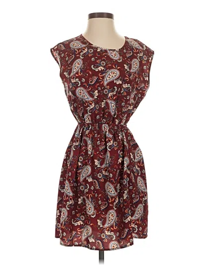 Pre-owned Soprano Casual Dress In Burgundy